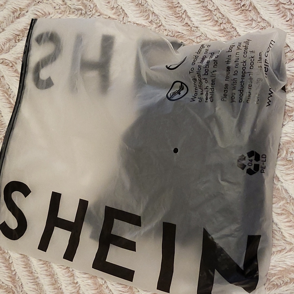 SHEIN long sleeve cold shoulder top